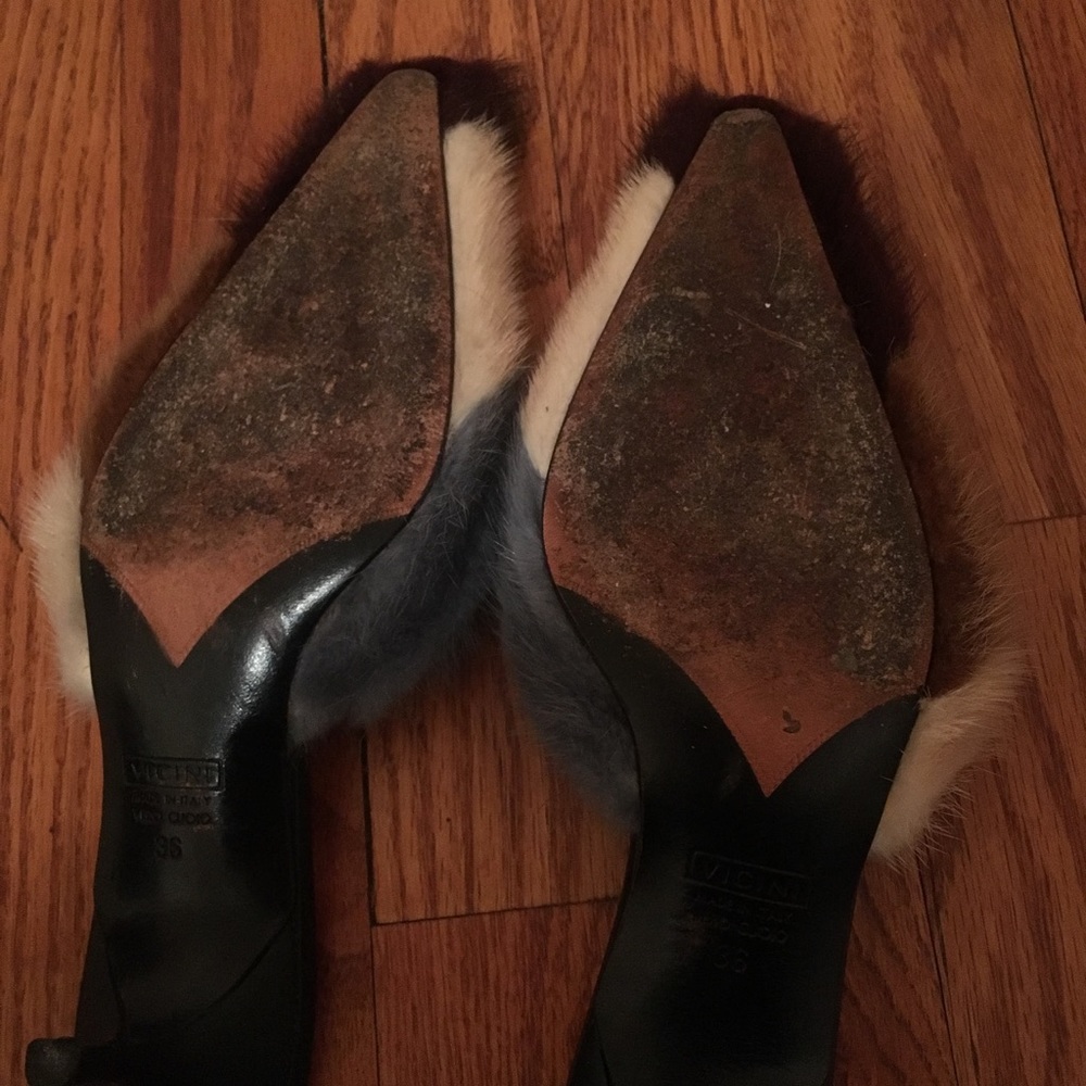 Giuseppe fur kitten heels - Picture 3 of 3